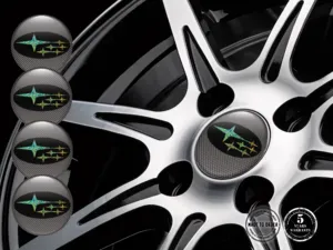 Subaru Wheel Emblems Custom Quantum Drift Wave